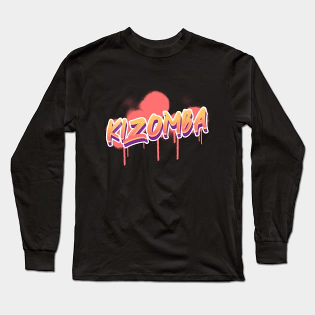 Kizomba Dancer Long Sleeve T-Shirt by TeaDragon